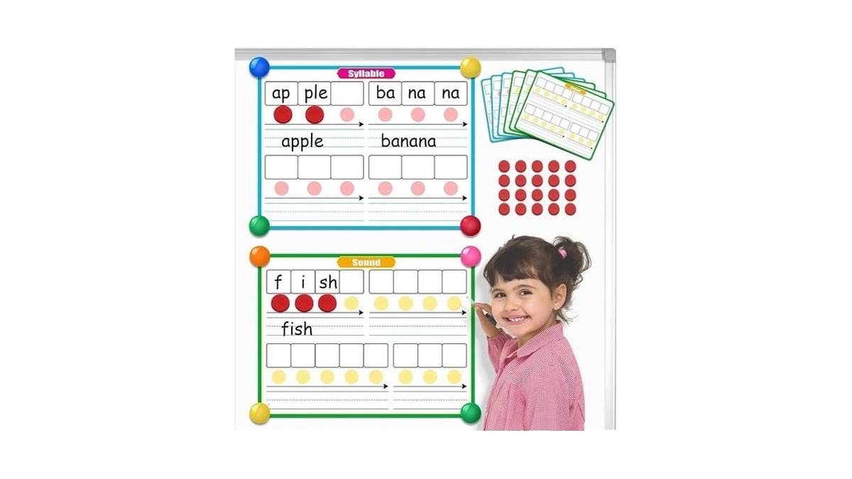 Praxikidy Giant 16.9" X 12.7" Phonemic Awareness 6 Pack Sound