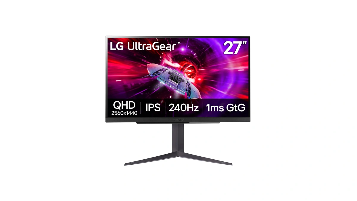 Lg 27gr83q-b 27-inch Ultragear Qhd (2560x1440) Ips Gaming Monitor, 240hz,