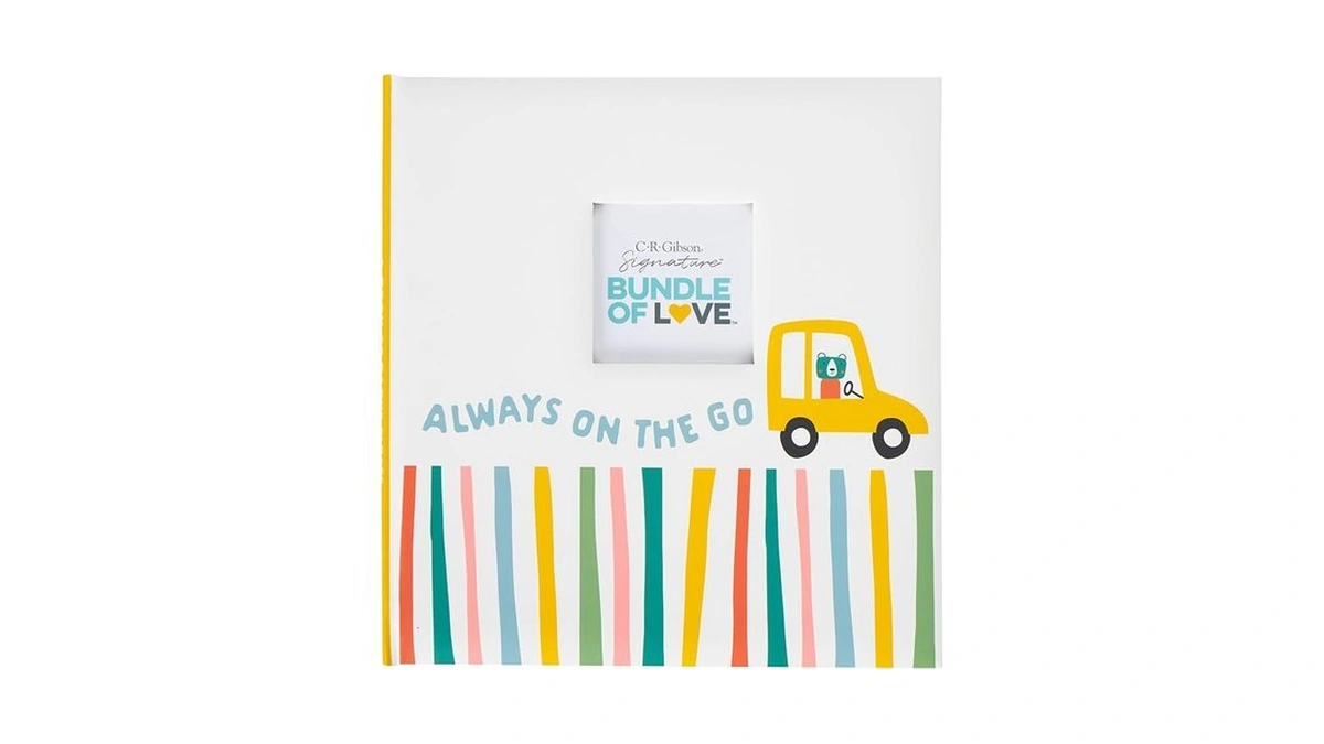C.r. Gibson Always On The Go! Baby Memory Book -