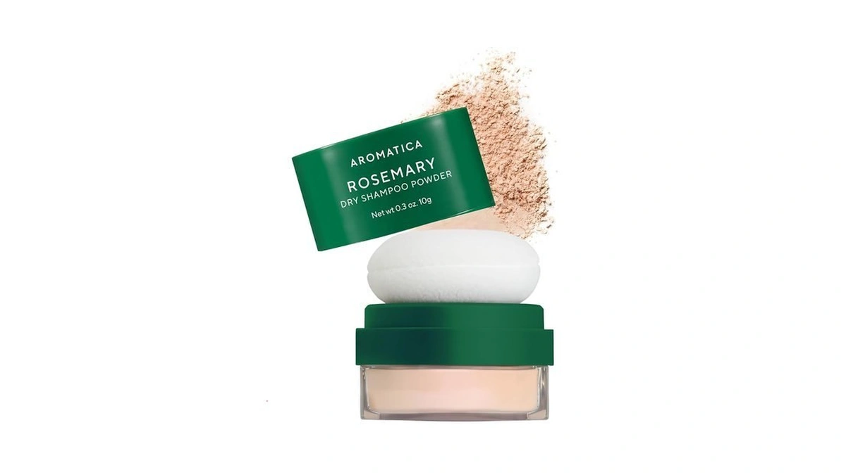 Aromatica Rosemary Dry Shampoo Powder, Travel Size (10g/0.3oz) - Root