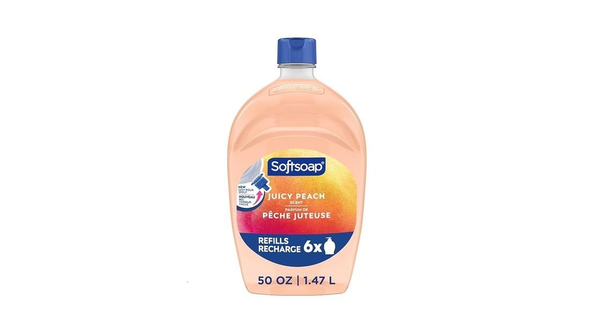 Softsoap Juicy Peach Liquid Hand Soap, Kitchen And Bathroom Hand