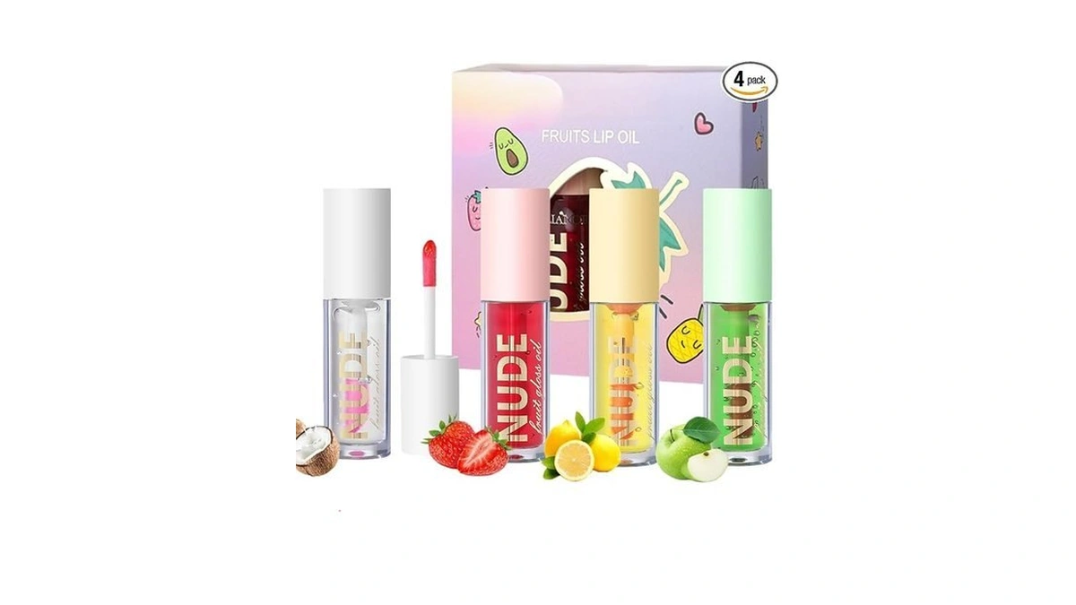 Hydrating Lip Oil Set – Non-sticky, Long-lasting Moisturizing Gloss For