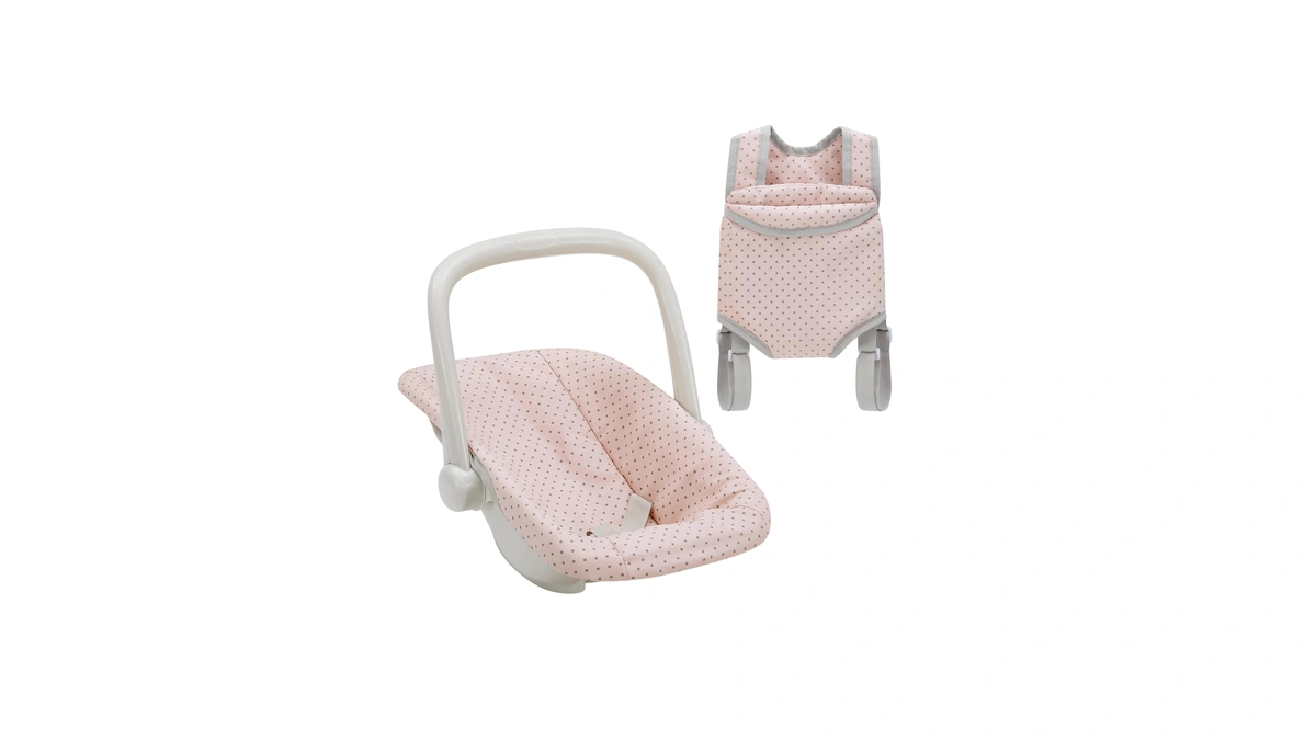 Olivia's Little World Polka Dot Princess Baby Doll Carrier &