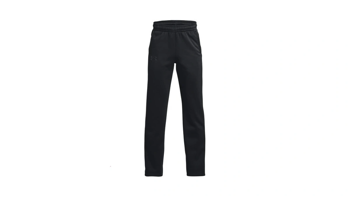 Under Armour Boys Armourfleece Straight Leg Pant, (001) Black /