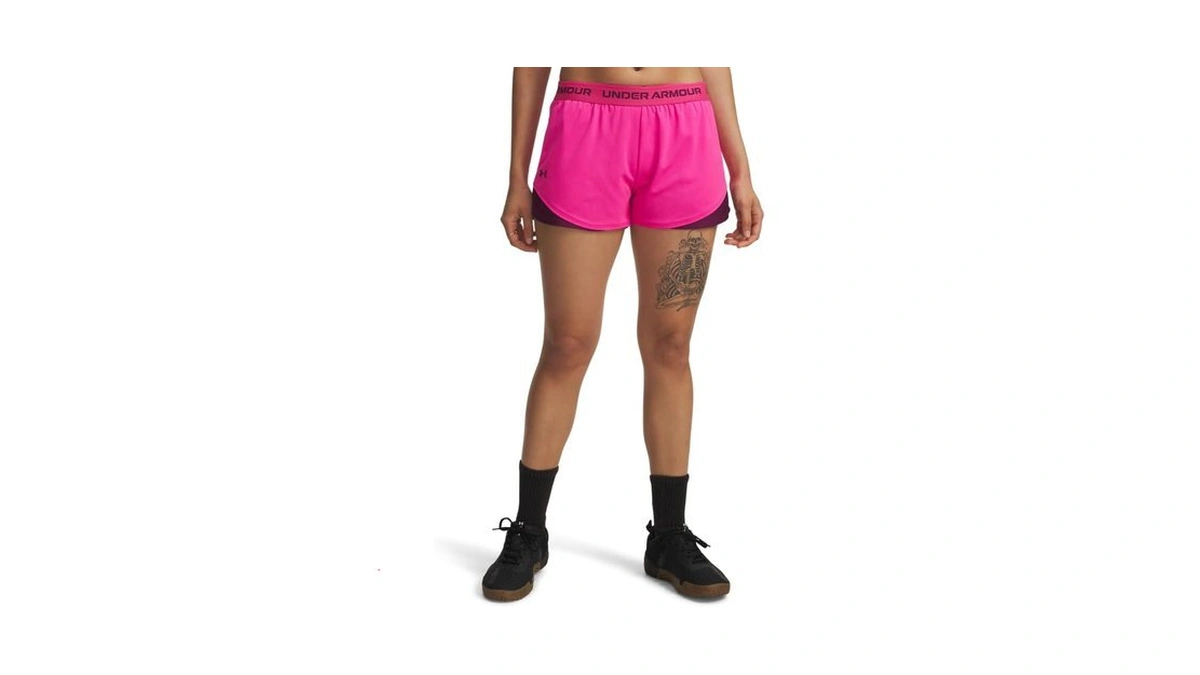 Under Armour Women's Tech Play Up Twist Shorts, (622) Virtual