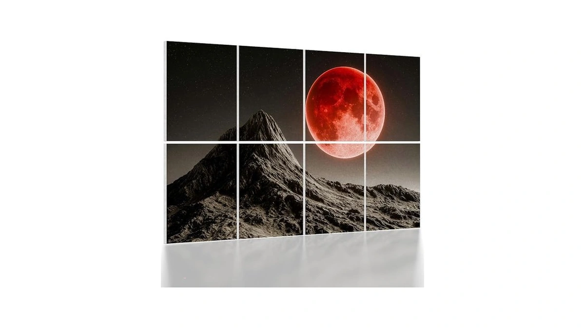 Umiacoustics 8 Pcs 0.7inch Thick Art Acoustic Panels, Total 47.2”