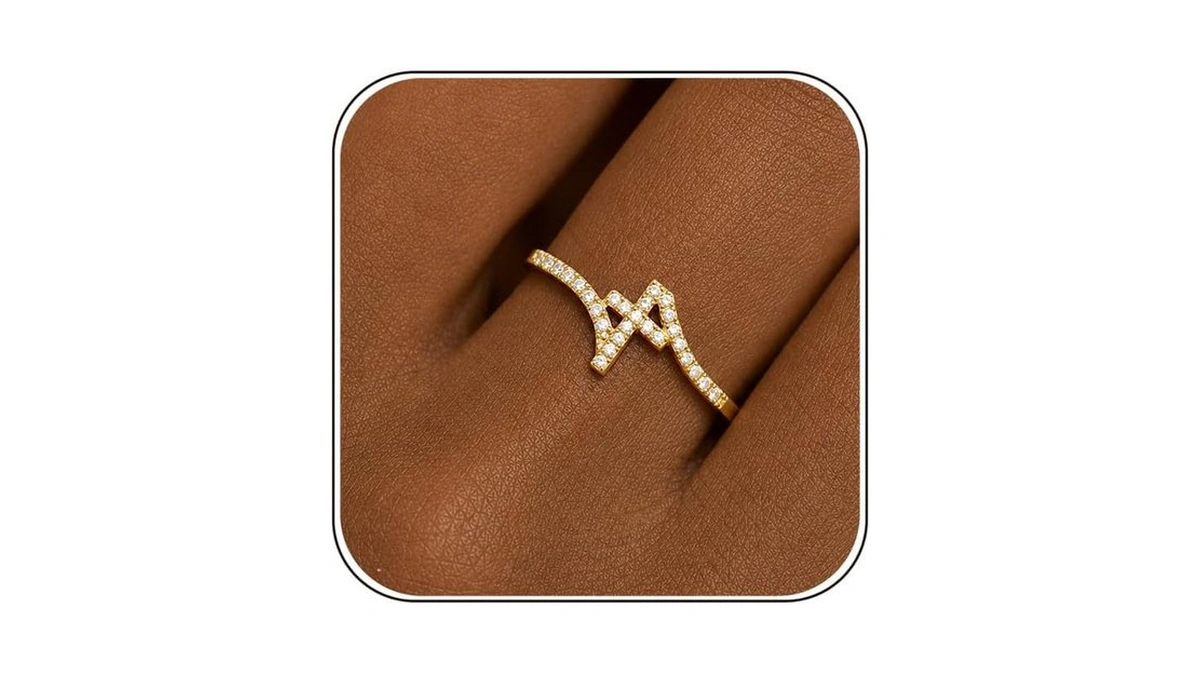 Levypan 14k Gold Plated Cross Statement Rings For Women Tarnish