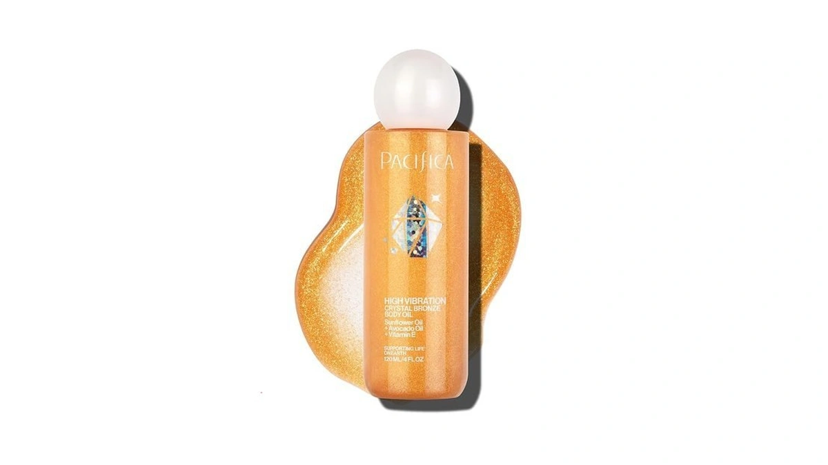 Pacifica Bronzing Body Oil – Crystal Bronze Shimmering Oil For