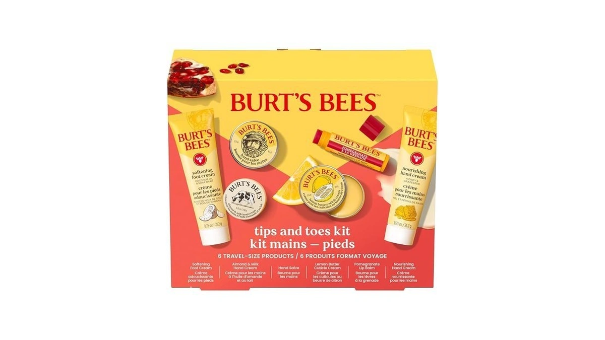 Burt's Bees Gifts Ideas, Tips And Toes Kit, 6 Travel