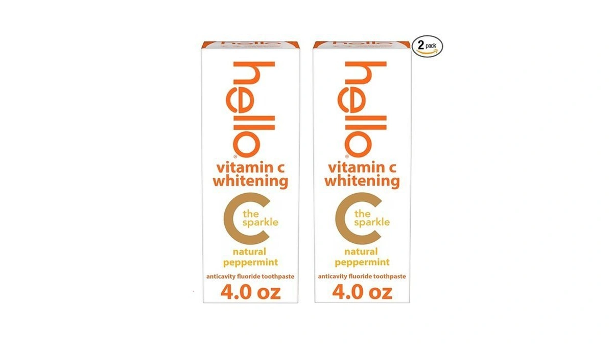 Hello Vitamin C Whitening Toothpaste With Fluoride, Whitening Sls Free