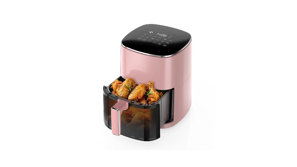 Newbulig Air Fryer 6.34 Quarts, Airfryer With Visual Window, 400℉