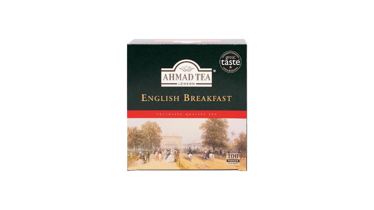 Ahmad Tea Black Tea, English Breakfast Teabags, 100 Ct -