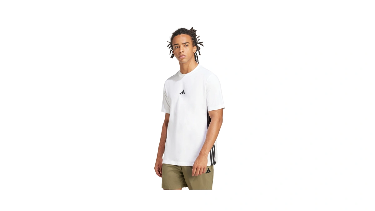 Adidas Men Essentials -stripes Sportswear T-s...
