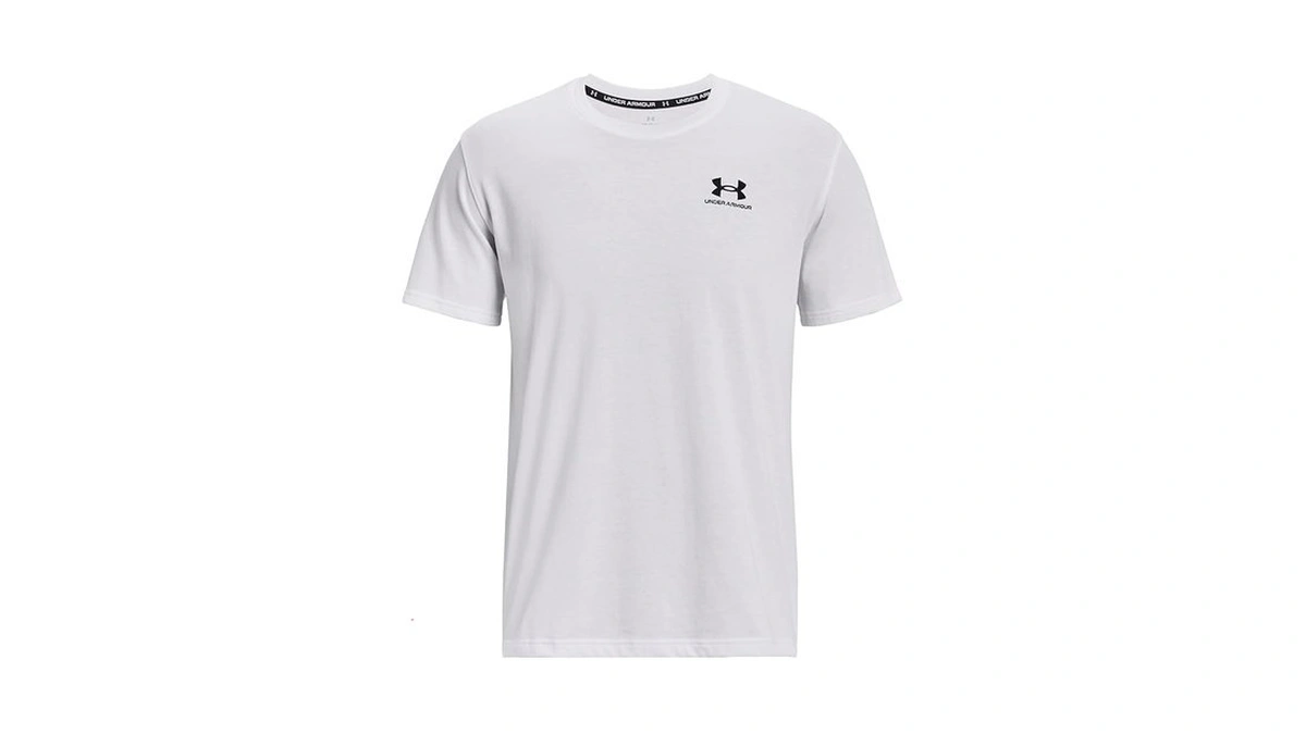 Under Armour Men's Heavyweight Short Sleeve T-shirt, (100) White /