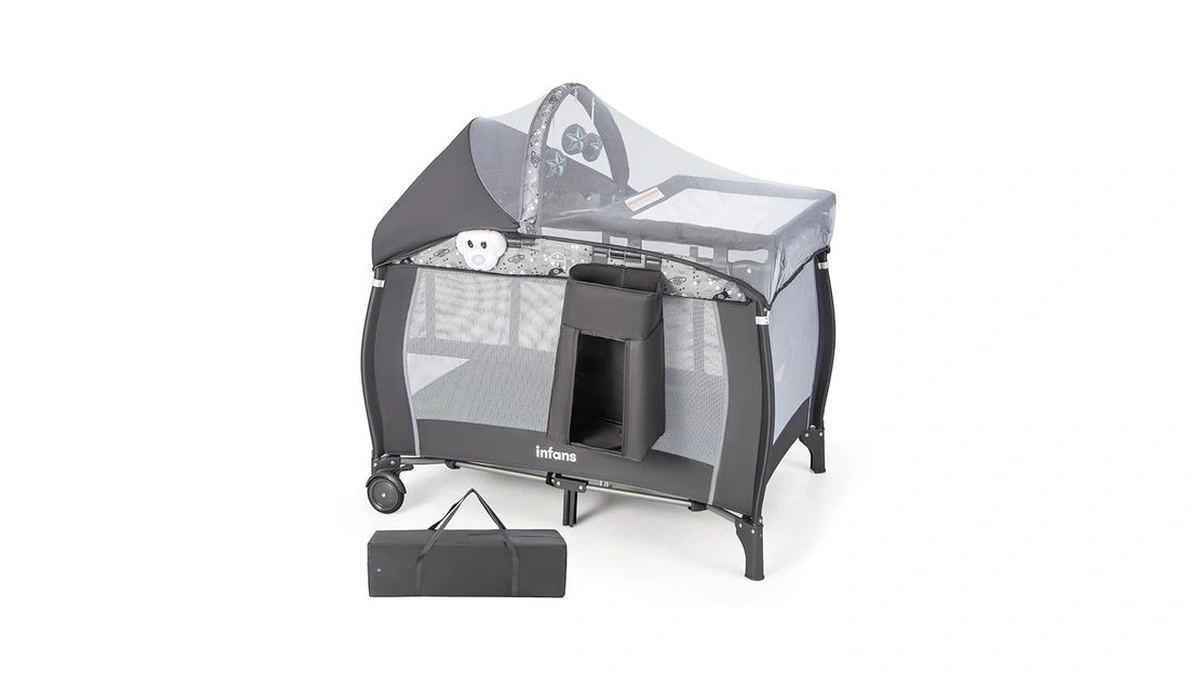 Infans 4 In 1 Pack And Play, Portable Travel Baby
