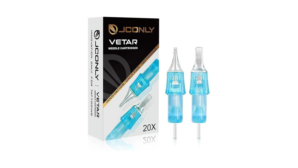 Jconly Vetar Tattoo Cartridge Needles - 20pcs Tattoo Needles #10