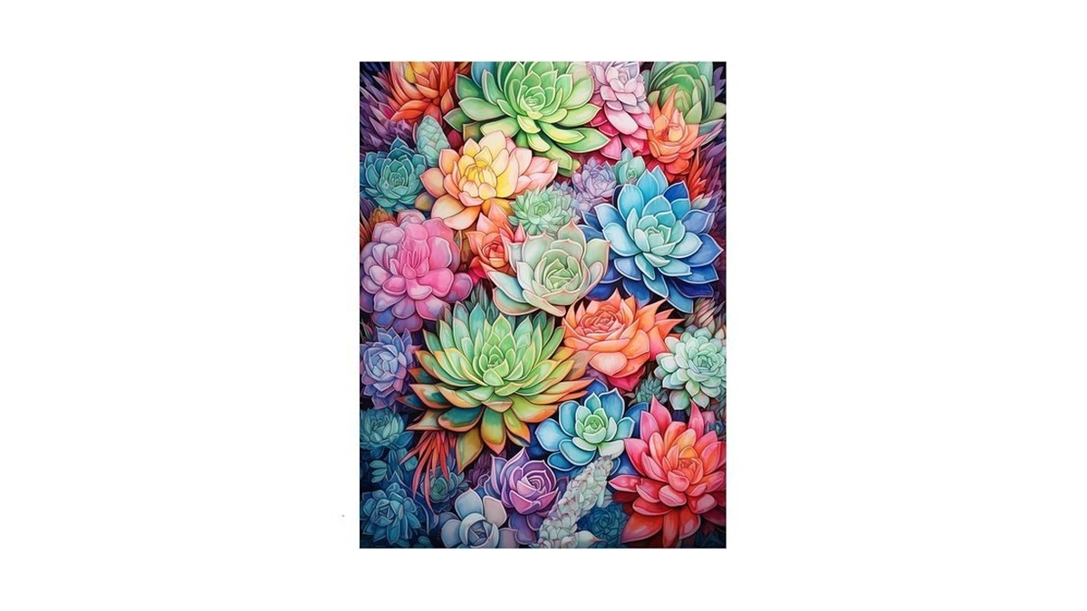 Xtcixal Diamond Art Kits For Adults, Succulent 5d Diamond Painting