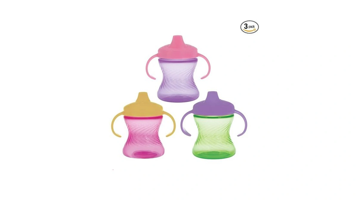 Nuby 2-handle No-spill Hard Spout Sippy Cup With Easy Grip