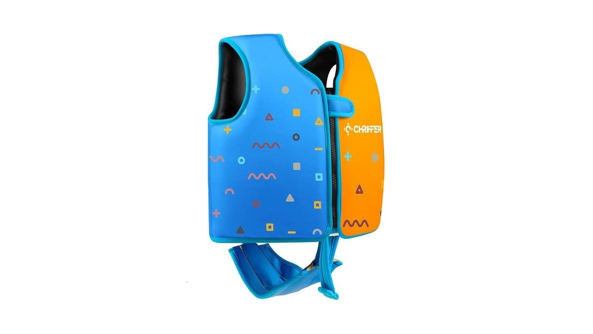 Chriffer Toddler Swim Vest Pool Floaties Jacket For 2-6 Years