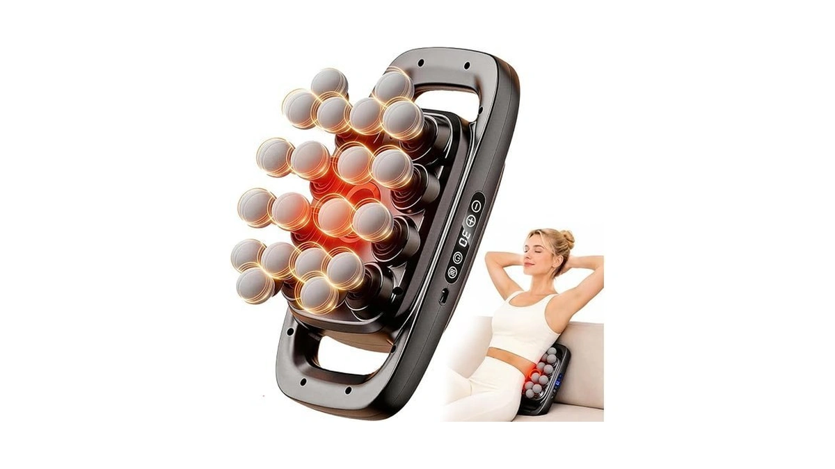 Theposs 20 Head Massage Gun Deep Tissue, Back Massager For