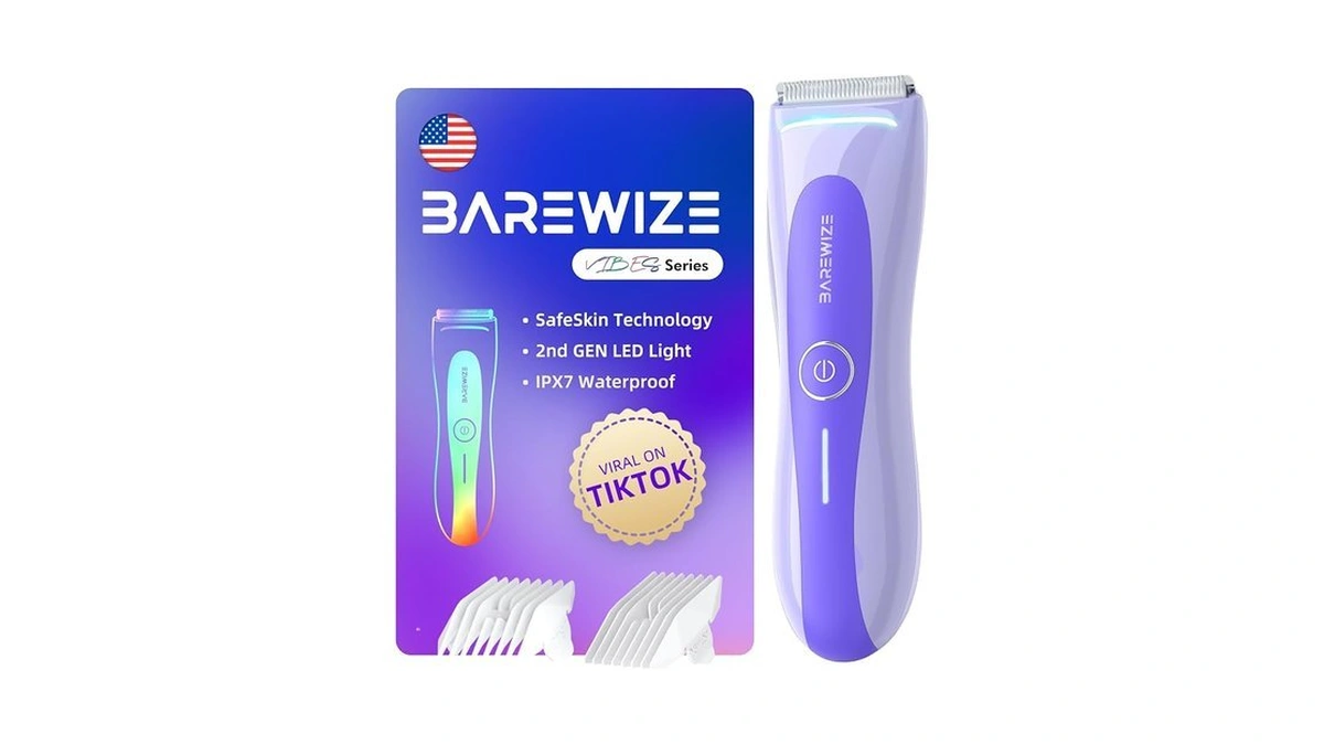 Barewize Bikini Trimmer For Women, Electric Shaver For Women |