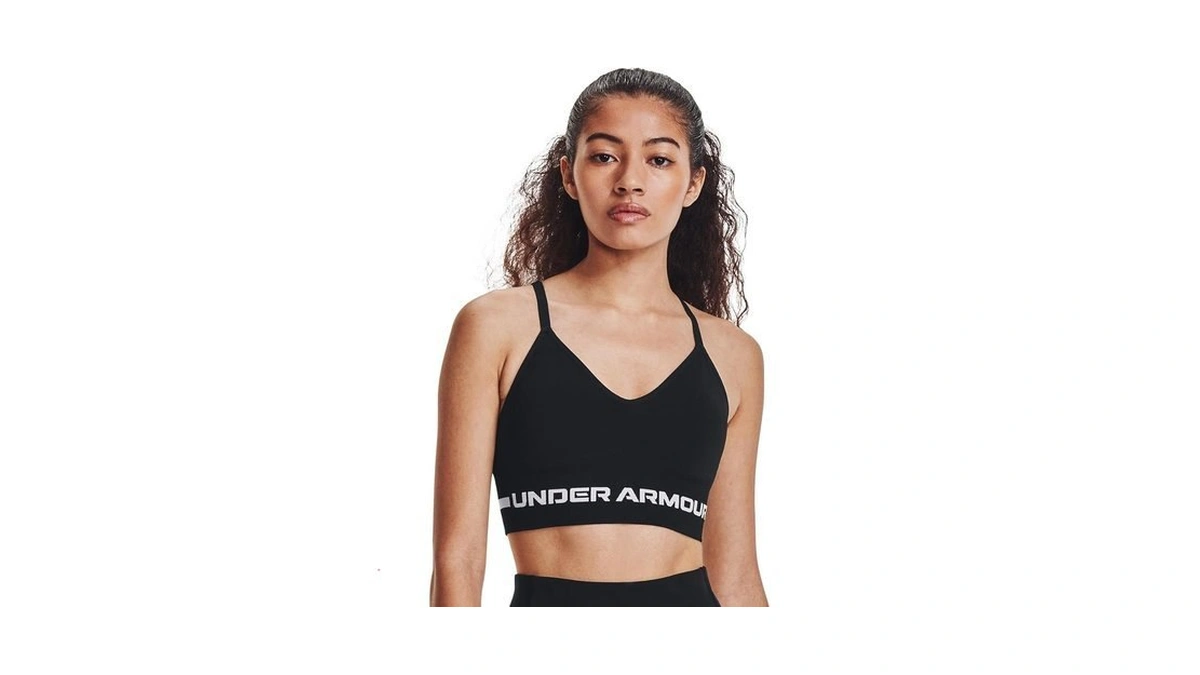 Under Armour Women's Seamless Low Impact Long Sports Bra ,