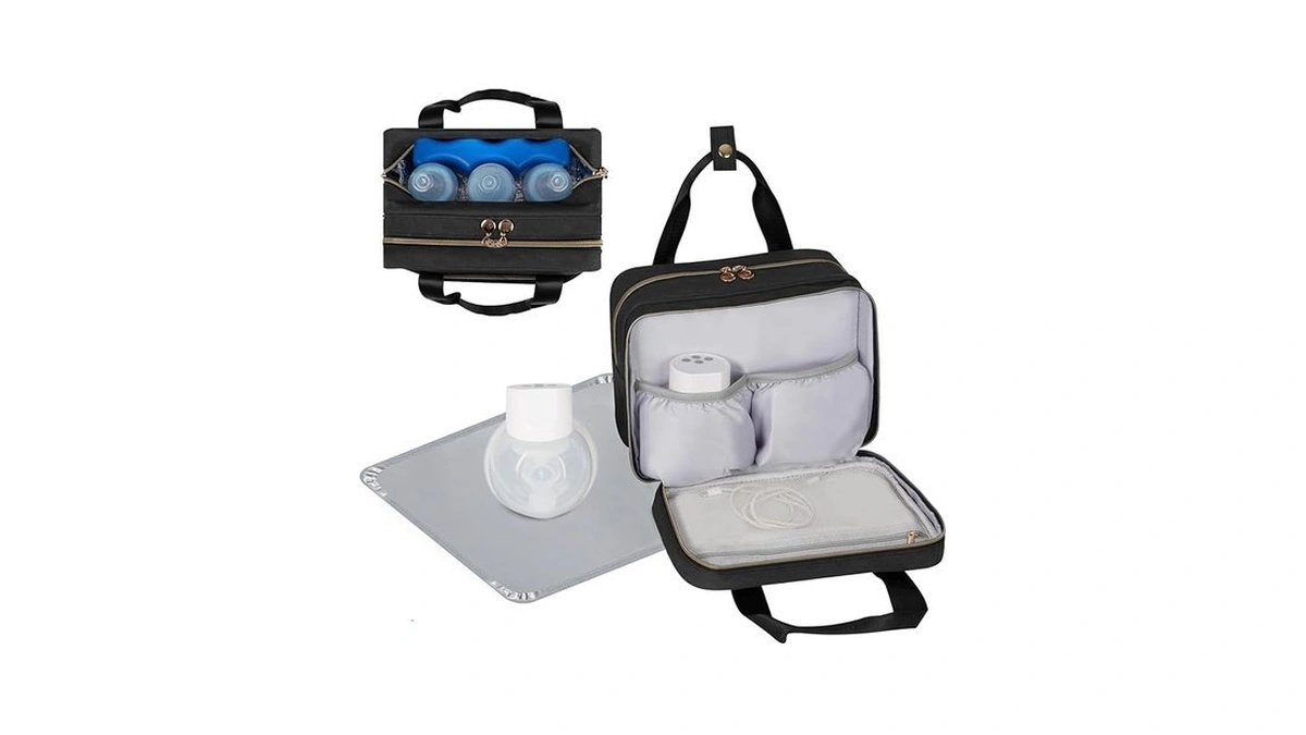 Phoebus Baby Wearable Breast Pump Bag For Working Moms, Breastmilk
