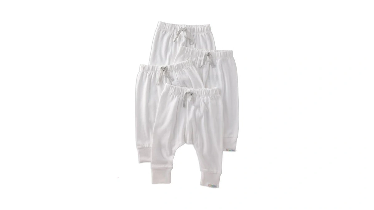 Butterblu Jordan 4-pack Jogger Pants 100% Organic Cotton Bottoms For