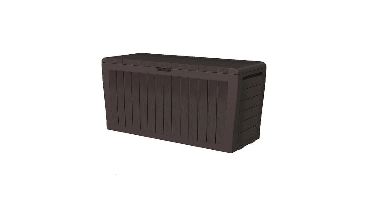 Pareschi 71 Gallon Resin Deck Box，outdoor Storage Box, Waterproof Lockable