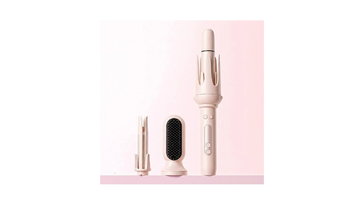 Dyhoo 3 In 1 Automatic Hair Curler Set, 1"&1.25" Barrels
