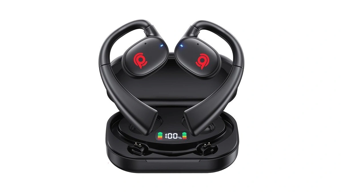 Open Ear Bluetooth Headphones Stereo Sound Clear Call Air-conduction Wireless