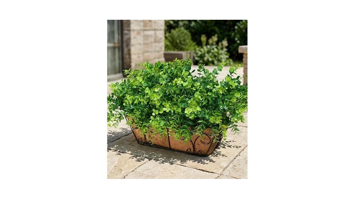 Artificial Faux Outdoor Plants For Spring Summer Decoration, 12 Bundles