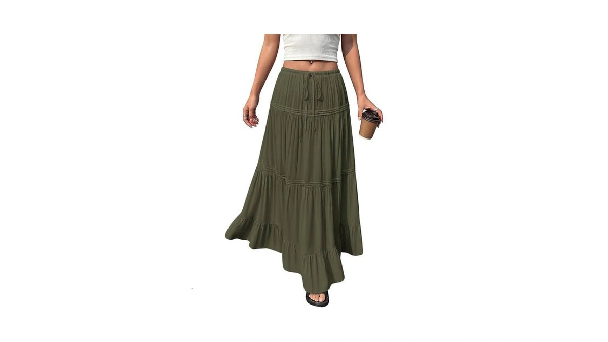 Btfbm Spring Skirts For Women 2026 Summer Boho Beach Vacation