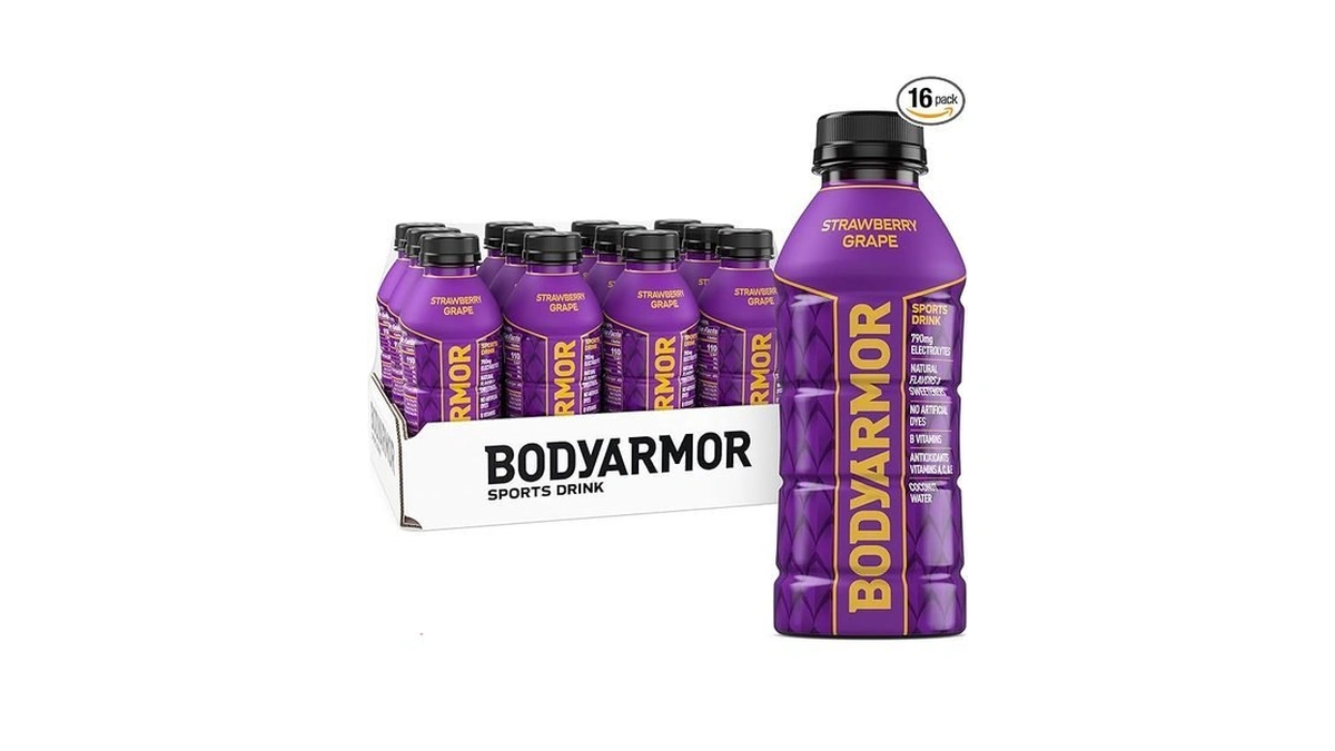 Bodyarmor Sports Drink, Strawberry Grape, Electrolyte Drink Hydration, 16 Fl