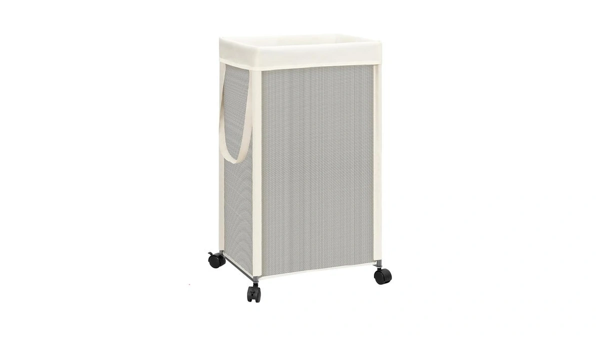 Storage Maniac Laundry Hamper With Wheels, 90l (23.7 Gal) Large