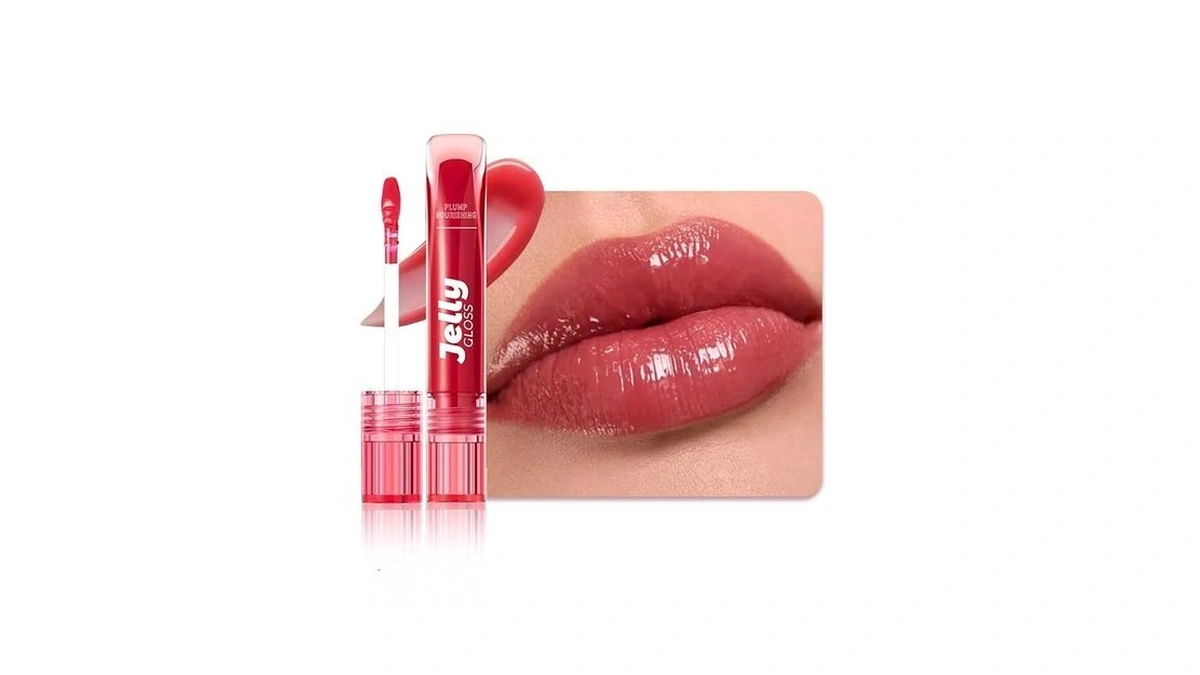 Wantuoluo Jelly Lip Gloss, Soft Lip Tint, Instantly Creates A