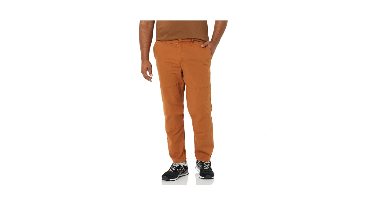Amazon Essentials Men's Stretch Canvas Double Knee Utility Work Pant