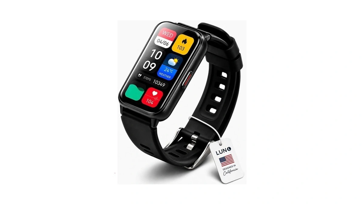 Luno Active X1 Smart Watch – Amoled Fitness Tracker |