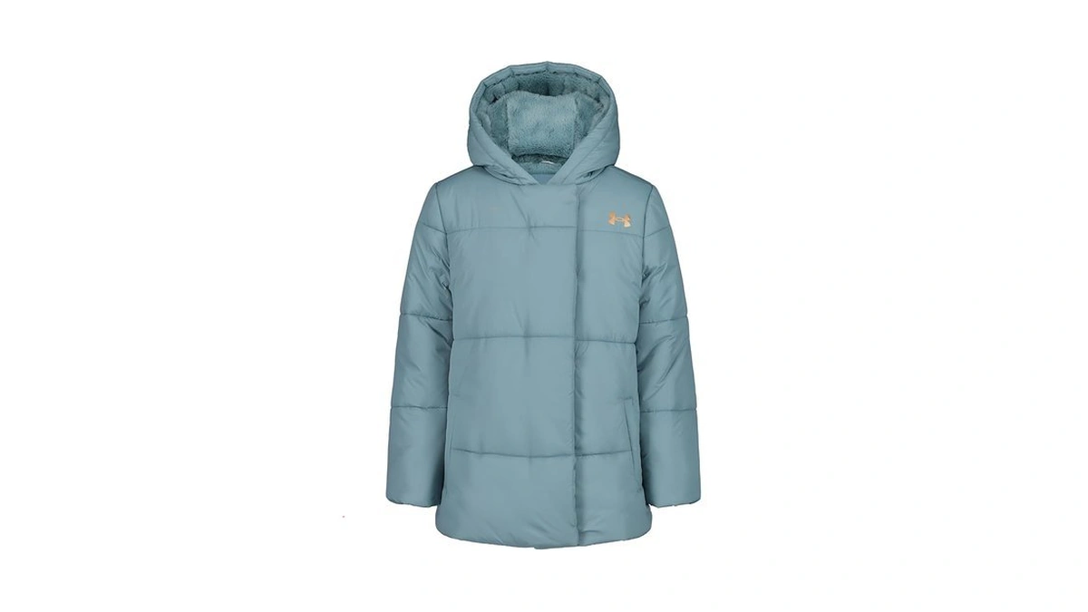 Under Armour Girls' Hooded Parka Puffer Jacket, Insulated & Water
