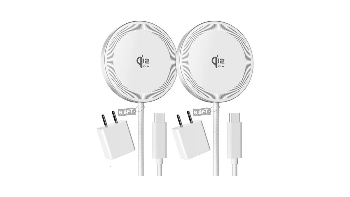 2pack Magnetic Wireless Charger 25w Fast Charger For Iphone 17/16/15/14/13/12