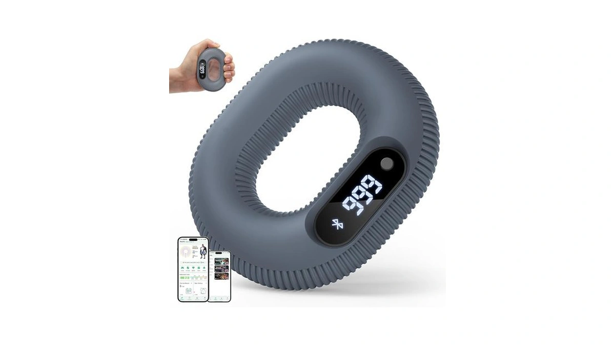 Smart Grip Strength Trainer With Bluetooth App - Squeeze To