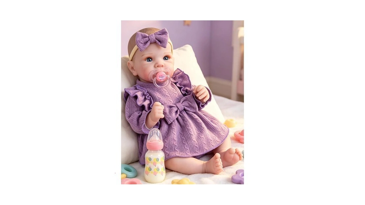 Ekokiz Lifelike Reborn Baby Doll 20 Inch, Realistic Newborn Girl