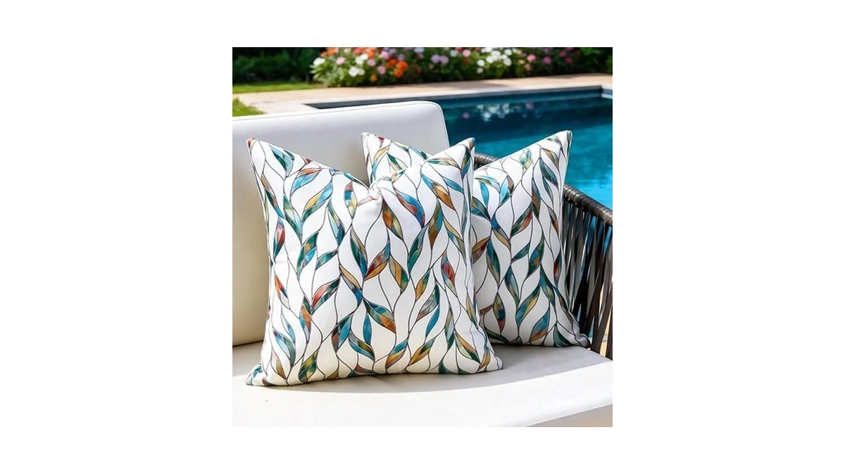 Outdoor Waterproof Pillow Covers Summer Decorative Throw Pillow Covers Tropical