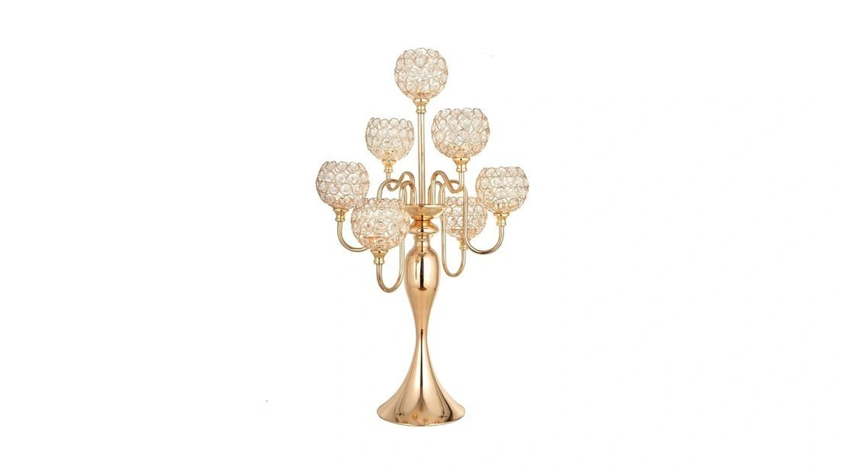 Candelabra Centerpieces For Table, Candle Holder For Table Centerpieces, 7arm