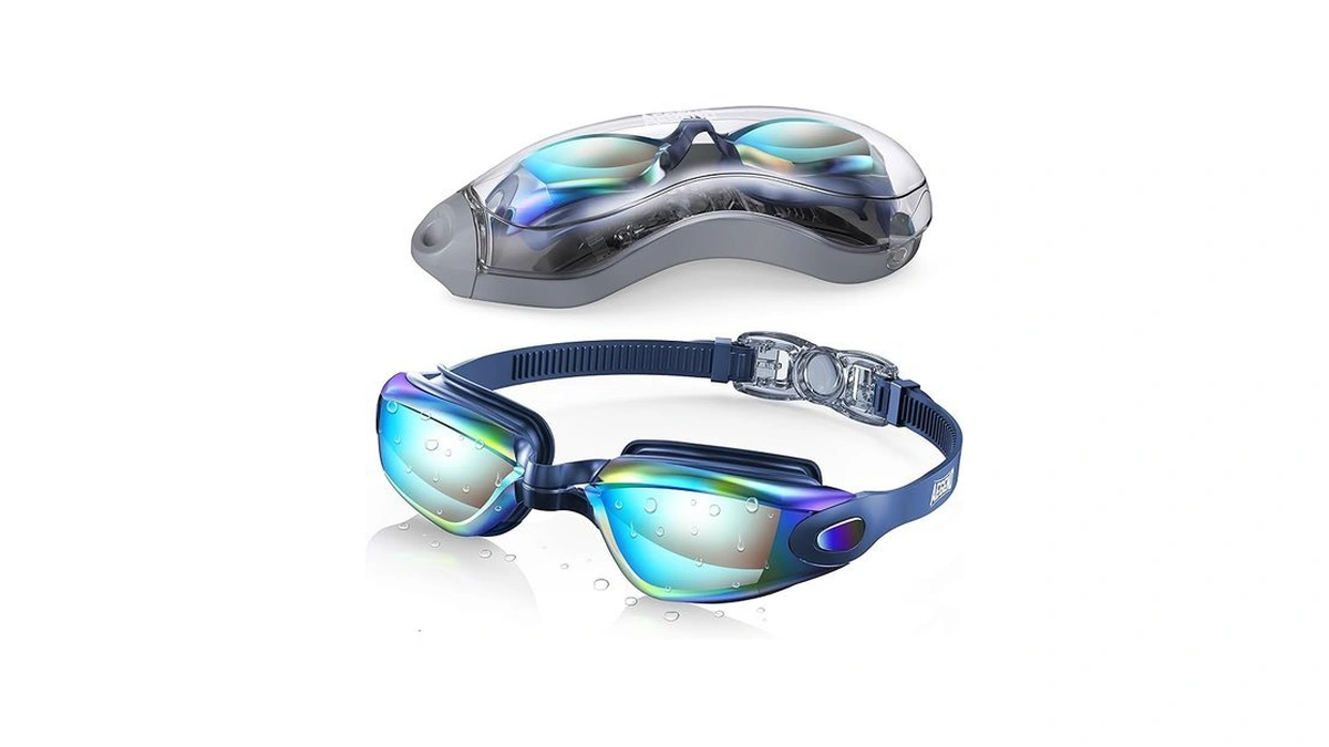 Aegend Swim Goggles, Swimming Goggles No Leaking Full Protection Adult