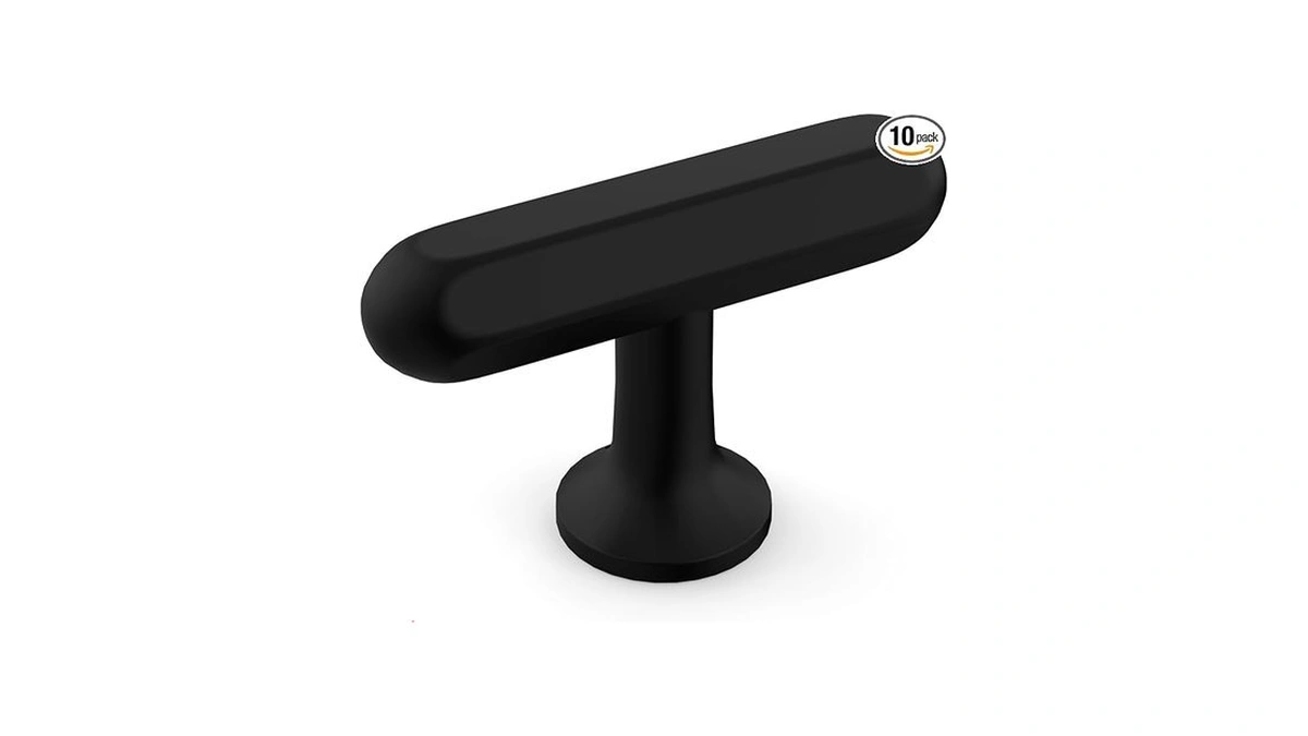 Knoklock 10 Pack Kitchen Cabinet Knobs - Matte Black Dresser