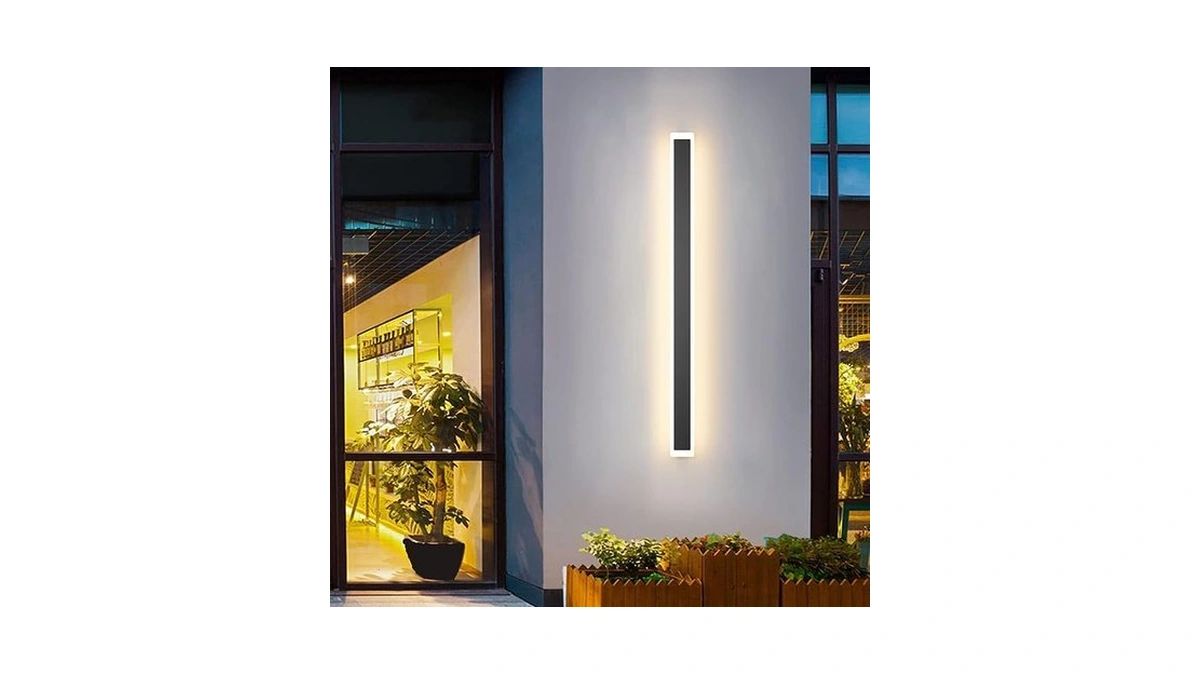 Aipsun Exterior Wall Lights 47.2inch Long Strip Modern Outdoor Wall