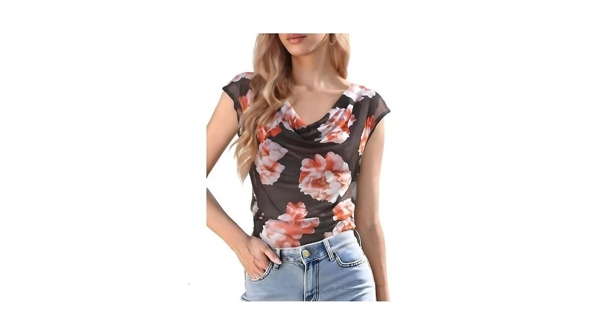 Gert Corel Women's Cowl Neck Sleeveless Top 2026 Sleeveless Ruched