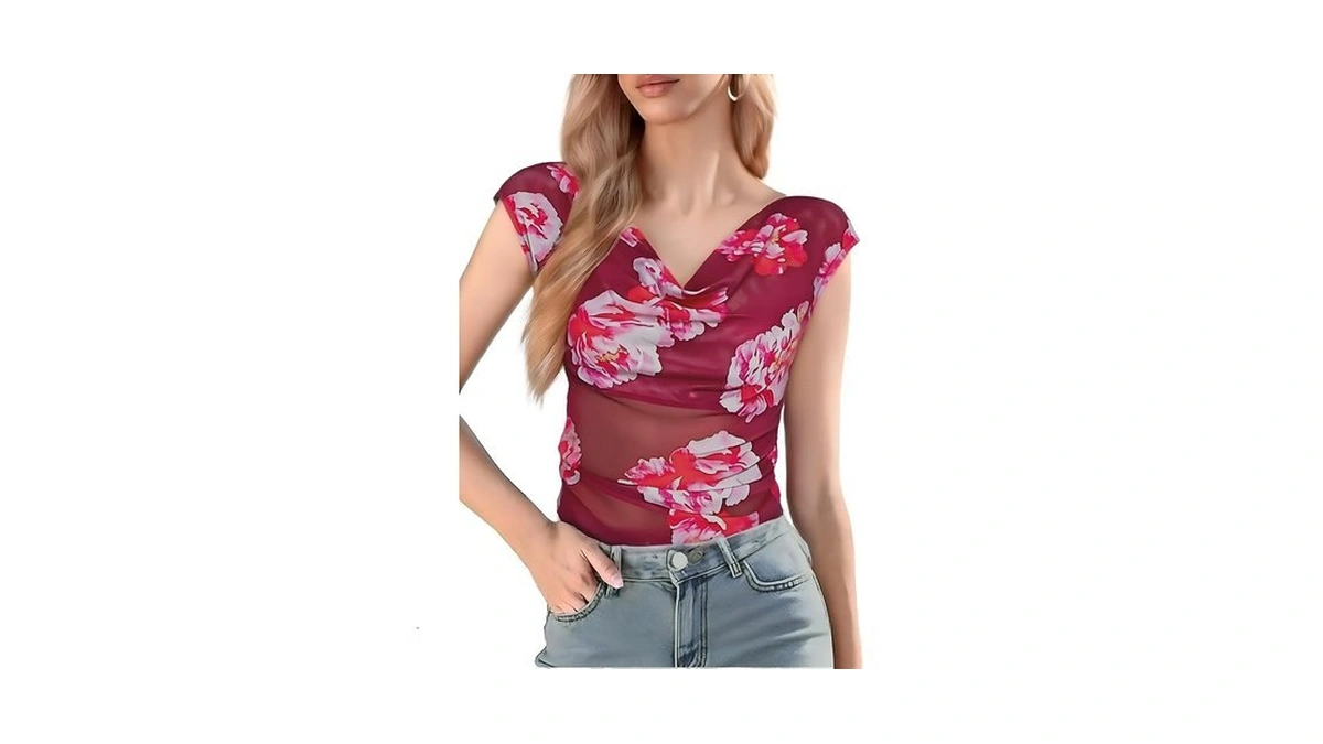 Gert Corel Women's Cowl Neck Sleeveless Top 2026 Sleeveless Ruched