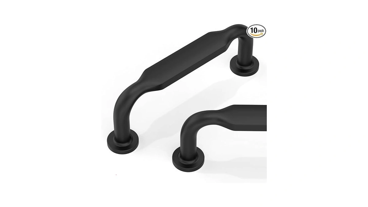 Talentedeco 10 Pack Matte Black Cabinet Pulls 3 Inch(76mm) Kitchen